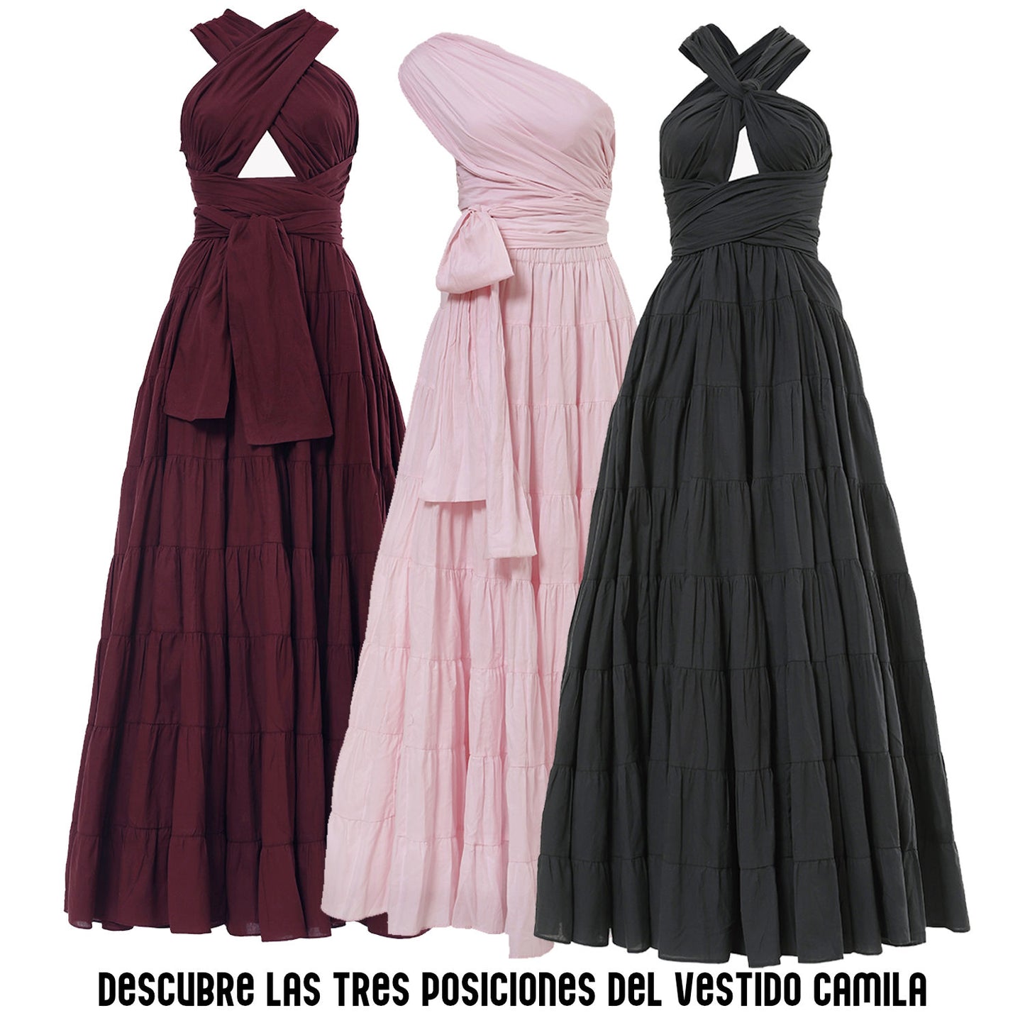 Vestido Camila Malbec